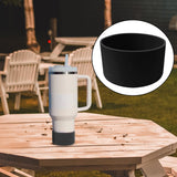 Maxbell 4xWater Bottle Bottom Sleeve Practical Scratch Resistant Durable Silicone Boot Black