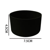 Maxbell 4xWater Bottle Bottom Sleeve Practical Scratch Resistant Durable Silicone Boot Black