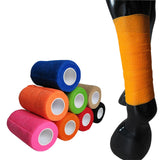Maxbell 2xVet Wrap 4 inch Wide Non Woven Elastic Self Adherent Wrap for Dogs Pet Ankle Blue
