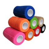 Maxbell 3xVet Wrap 4 inch Wide Non Woven Elastic Self Adherent Wrap for Dogs Pet Ankle Orange