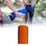 Maxbell 3xVet Wrap 4 inch Wide Non Woven Elastic Self Adherent Wrap for Dogs Pet Ankle Orange