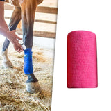 Maxbell 4xVet Wrap 4 inch Wide Non Woven Elastic Self Adherent Wrap for Dogs Pet Ankle Pink