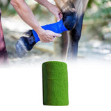 Maxbell 3xVet Wrap 4 inch Wide Non Woven Elastic Self Adherent Wrap for Dogs Pet Ankle Green