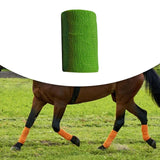 Maxbell 2xVet Wrap 4 inch Wide Non Woven Elastic Self Adherent Wrap for Dogs Pet Ankle Green
