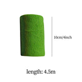 Maxbell 3xVet Wrap 4 inch Wide Non Woven Elastic Self Adherent Wrap for Dogs Pet Ankle Green