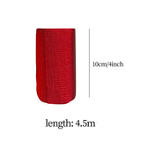 Maxbell 2xVet Wrap 4 inch Wide Non Woven Elastic Self Adherent Wrap for Dogs Pet Ankle Red