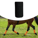 Maxbell 2xVet Wrap 4 inch Wide Non Woven Elastic Self Adherent Wrap for Dogs Pet Ankle Black