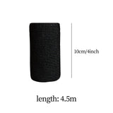 Maxbell 2xVet Wrap 4 inch Wide Non Woven Elastic Self Adherent Wrap for Dogs Pet Ankle Black