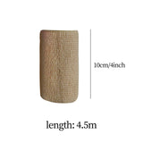 Maxbell 3xVet Wrap 4 inch Wide Non Woven Elastic Self Adherent Wrap for Dogs Pet Ankle Khaki