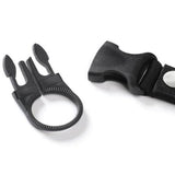 Maxbell 4xBottle Hanging Buckle Clip Water Bottle Ring Holder Keychain Belt for Hiking Black