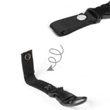 Maxbell 2xBottle Hanging Buckle Clip Water Bottle Ring Holder Keychain Belt for Hiking Black