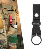 Maxbell 3xBottle Hanging Buckle Clip Water Bottle Ring Holder Keychain Belt for Hiking Black