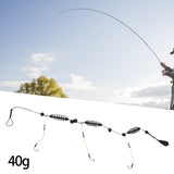 Maxbell 2xBait Cage for Fishing Long Range Throw Fishing Hooks Fishing Accessories 40g