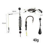 Maxbell 4xBait Cage for Fishing Long Range Throw Fishing Hooks Fishing Accessories 40g