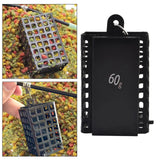 Maxbell 2xFishing Cage Feeder Outdoor Tools Fishing Lure Cage for Prawn Lobster Minnow 60g