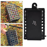 Maxbell 4xFishing Cage Feeder Outdoor Tools Fishing Lure Cage for Prawn Lobster Minnow 70g