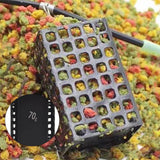 Maxbell 4xFishing Cage Feeder Outdoor Tools Fishing Lure Cage for Prawn Lobster Minnow 70g