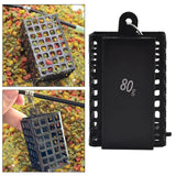 Maxbell 2xFishing Cage Feeder Outdoor Tools Fishing Lure Cage for Prawn Lobster Minnow 80g