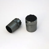 Maxbell 3xFishing Rod Butt Cap Black Easy to Install End Cover Repair Building 24.5mm