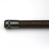 Maxbell 2xFishing Rod Butt Cap Black Easy to Install End Cover Repair Building 24.5mm