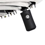 Maxbell 6xAutomatic Folding Umbrella Men Travel Umbrella for Trips Outdoor Beach White