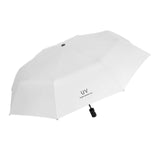 Maxbell 4xAutomatic Folding Umbrella Men Travel Umbrella for Trips Outdoor Beach White