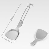 Maxbell 4xOutdoor Tableware Flatware Reusable Camping Utensil for Hiking Home Backpack Spatula