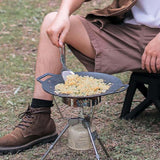 Maxbell 4xOutdoor Tableware Flatware Reusable Camping Utensil for Hiking Home Backpack Spatula