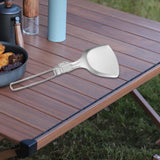 Maxbell 2xOutdoor Tableware Flatware Reusable Camping Utensil for Hiking Home Backpack Spatula