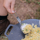 Maxbell 4xOutdoor Tableware Flatware Reusable Camping Utensil for Hiking Home Backpack Spatula