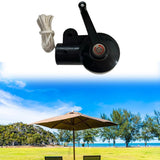 Maxbell 2xPatio Umbrella Accessories Stainless Parts for Balcony Courtyard Patio Table Crank Handle