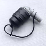 Maxbell 4xHydration Bite Valve Cover Unisex Dust Cover for Cycling Hiking Outdoor Black 22.41mm