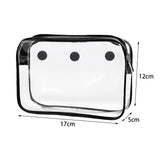 Maxbell 2xClear Inner Bag Makeup Bag Women Tote Bag for Outdoor Travel 17cmx12cmx5cm