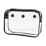 Maxbell 3xClear Inner Bag Makeup Bag Women Tote Bag for Outdoor Travel 17cmx12cmx5cm