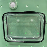 Maxbell 2xClear Inner Bag Makeup Bag Women Tote Bag for Outdoor Travel 17cmx12cmx5cm