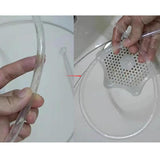 Maxbell 2xTube Cleaning Brush Stainless Steel Flexible Drain Dredge Piping Accessories