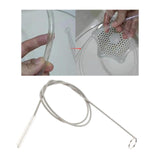 Maxbell 3xTube Cleaning Brush Stainless Steel Flexible Drain Dredge Piping Accessories