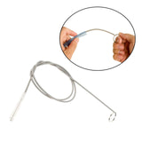 Maxbell 2xTube Cleaning Brush Stainless Steel Flexible Drain Dredge Piping Accessories