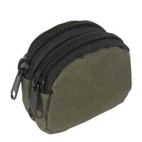 Maxbell 2xCoin Purse with Belt Loop Double Layer Waterproof Multifunctional Coin Pouch Green