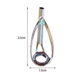 Maxbell 4xFishing Rod Guide Ring Sturdy Bait Casting Rod Accessories Pole Repair Tools 2.2mm
