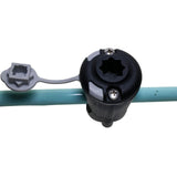 Maxbell 2xKayak Rail Mount Wear Resistant for 12mm-38mm Round or Square Rail for Canoe
