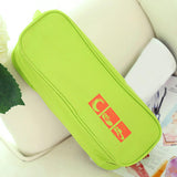 Maxbell 2xTravel Shoe Bag for Packing Oxford Fabric with Zipper Lightweight Shoe Pouch Green