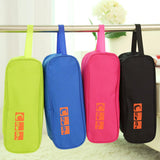 Maxbell 2xTravel Shoe Bag for Packing Oxford Fabric with Zipper Lightweight Shoe Pouch Green