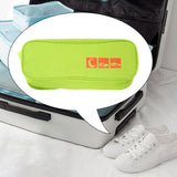 Maxbell 4xTravel Shoe Bag for Packing Oxford Fabric with Zipper Lightweight Shoe Pouch Green