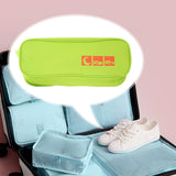 Maxbell 2xTravel Shoe Bag for Packing Oxford Fabric with Zipper Lightweight Shoe Pouch Green