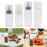 Maxbell 2xCamping Squeeze Oil Bottle Condiment Bottles for Home Frying Syrup black S