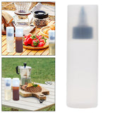 Maxbell 3xCamping Squeeze Oil Bottle Condiment Bottles for Home Frying Syrup black L