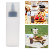 Maxbell 3xCamping Squeeze Oil Bottle Condiment Bottles for Home Frying Syrup black L