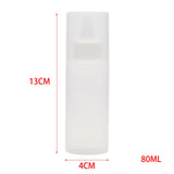 Maxbell 2xCamping Squeeze Oil Bottle Condiment Bottles for Home Frying Syrup white L