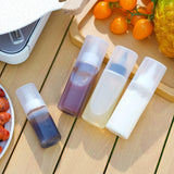 Maxbell 2xCamping Squeeze Oil Bottle Condiment Bottles for Home Frying Syrup white L